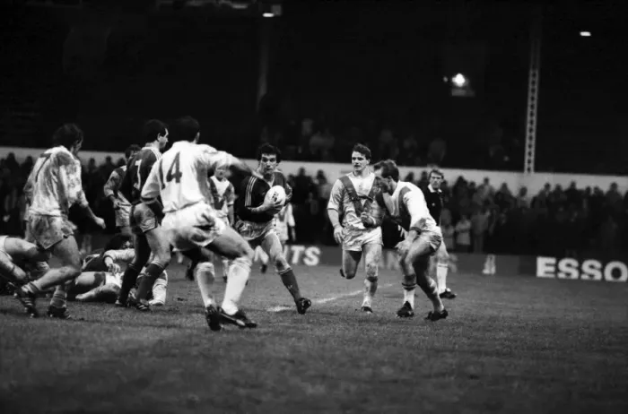 Framed Print : St Helen v Hull Kingston Rovers in the John Player Trophy semi final Framed Print : St Helen v Hull Kingston Rovers in the John Player Trophy semi final