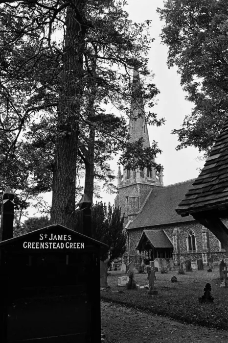 Framed Print : St James Church, Greenstead Green, Essex. 16th June 1963 Framed Print : St James Church, Greenstead Green, Essex. 16th June 1963