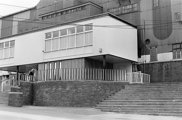 St James Park, home of Newcastle United Football Club. Steps leading to the Directors