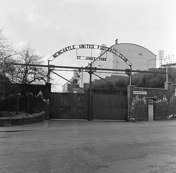 St James Park, home of Newcastle United Football Club, Tyne and Wear. 14th April 1964