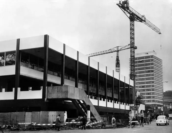 Framed Print : St Johns Shopping Centre, Under Construction, Liverpool, 28th September 1968 Framed Print : St Johns Shopping Centre, Under Construction, Liverpool, 28th September 1968