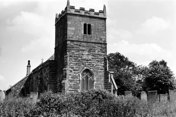 Framed Print : St Margarets Church in Bilsthorpe, Nottinghamshire. Circa 1967 Framed Print : St Margarets Church in Bilsthorpe, Nottinghamshire. Circa 1967