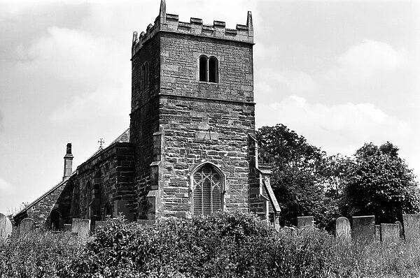St Margarets Church in Bilsthorpe, Nottinghamshire. Circa 1967