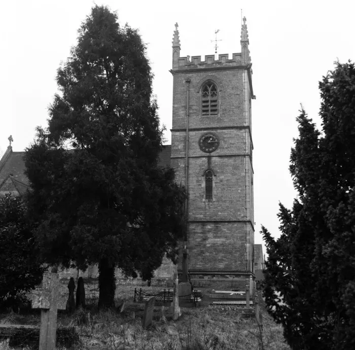 Framed Print : St Martins Church in Bladon, Oxfordshire. Burial place of members of the Churchill Framed Print : St Martins Church in Bladon, Oxfordshire. Burial place of members of the Churchill