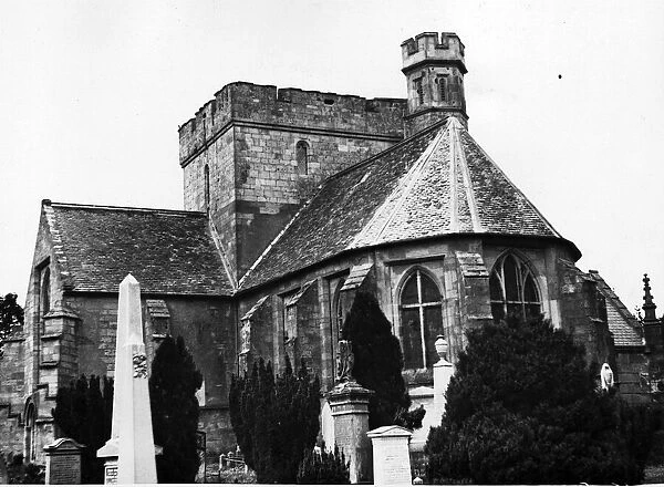 St Marys Church Biggar May 1935 Built by Malcolm Lord Fleming of Biggar in 1545