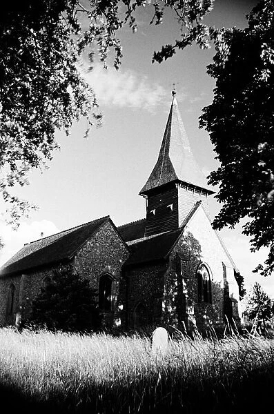 St Marys Church in Broxted, Essex. 14th July 1946