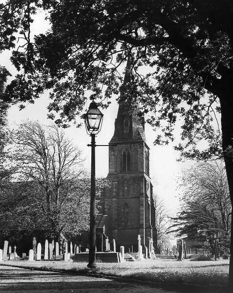 St Marys Church, Knowsley Parish Church, Knowsley Village, 27th December 1967