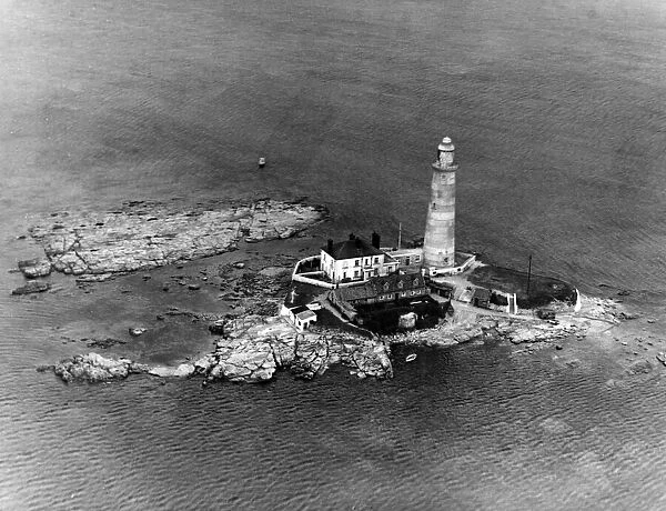 St. Marys Lighthouse in Whitley Bay, Tyne & Wear. 27th July 1952