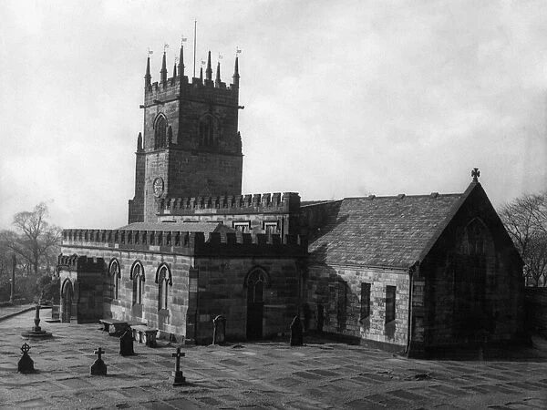 St Michael, Huyton Parish Church, Huyton, Knowsley, 23rd September 1955