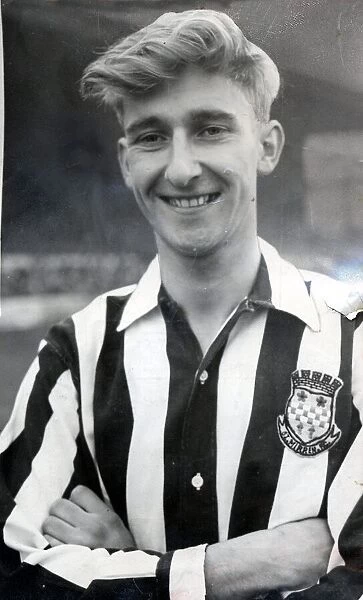 St Mirren football player ally MacLeod, 1956