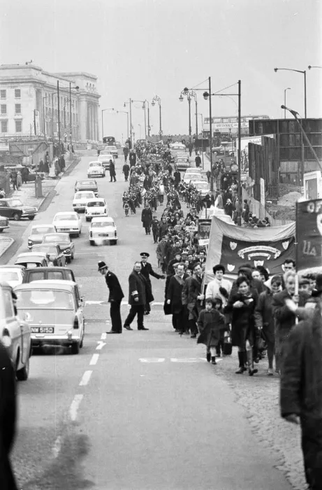 Framed Print : St Patricks Day March, Birmingham, 16th March 1969 Framed Print : St Patricks Day March, Birmingham, 16th March 1969