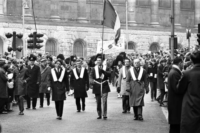 Framed Print : St Patricks Day March, Birmingham, 16th March 1969 Framed Print : St Patricks Day March, Birmingham, 16th March 1969