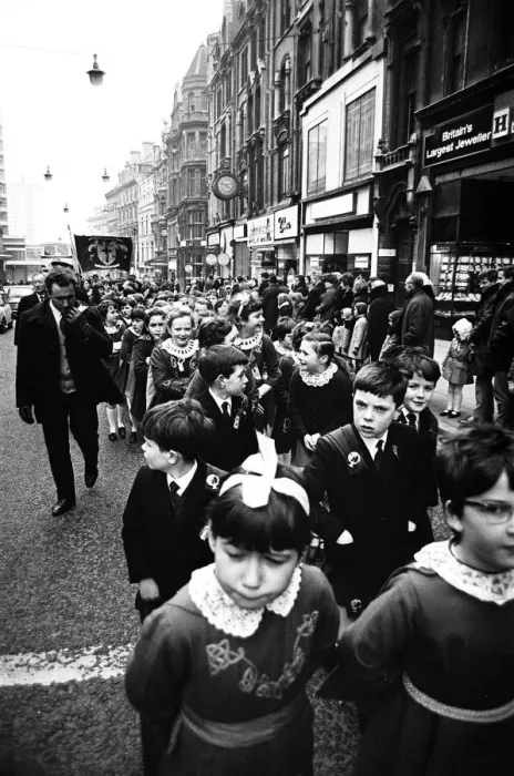 Framed Print : St Patricks Day March, Birmingham, 16th March 1969 Framed Print : St Patricks Day March, Birmingham, 16th March 1969