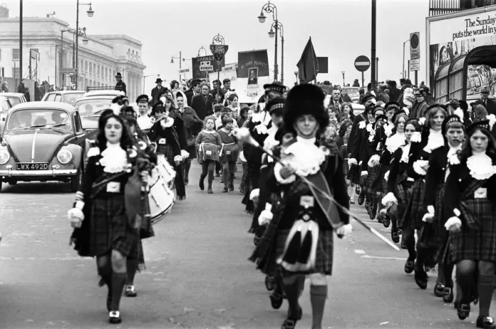 Framed Print : St Patricks Day March, Birmingham, 16th March 1969 Framed Print : St Patricks Day March, Birmingham, 16th March 1969