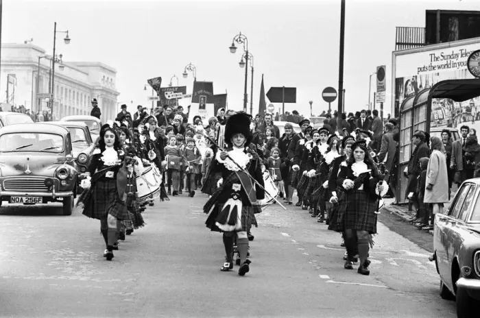 Framed Print : St Patricks Day March, Birmingham, 16th March 1969 Framed Print : St Patricks Day March, Birmingham, 16th March 1969