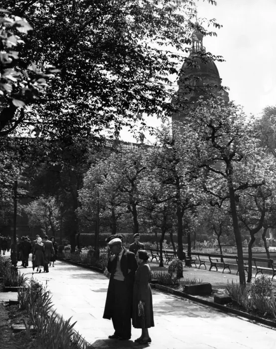 Framed Print : St Philips Cathedral, Birmingham, West Midlands. 7th June 1954 Framed Print : St Philips Cathedral, Birmingham, West Midlands. 7th June 1954