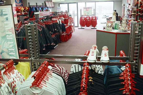 The Staff at the Boro club shop, 3rd January 1996