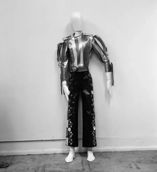 Framed Print : The stage suit presented by Elton John to the Victoria & Albert Museum Framed Print : The stage suit presented by Elton John to the Victoria & Albert Museum