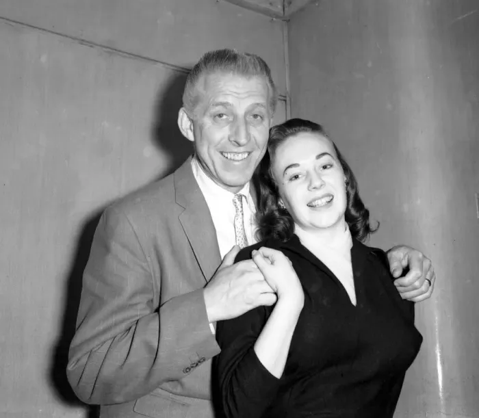 Framed Print : Stan Kenton March 1956 The American band leader with wife Ann pictured on arrival Framed Print : Stan Kenton March 1956 The American band leader with wife Ann pictured on arrival