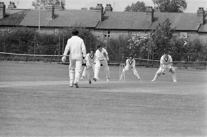 Framed Print : Standard v Alvis, Works League Cricket Match at Standard Cricket Ground. Tanners Lane Framed Print : Standard v Alvis, Works League Cricket Match at Standard Cricket Ground. Tanners Lane