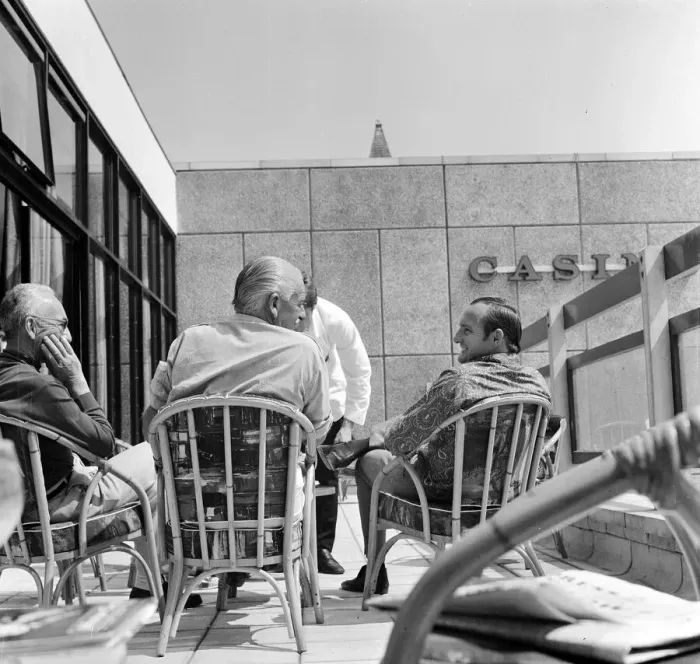Framed Print : Stanley Woods, Stanley Hailwood and Mike Hailwood at the Casino Palace hotel, Isle of Man Framed Print : Stanley Woods, Stanley Hailwood and Mike Hailwood at the Casino Palace hotel, Isle of Man