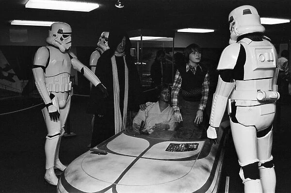 Star Wars Exhibition on display at the Science Museum, London, 19th December 1977