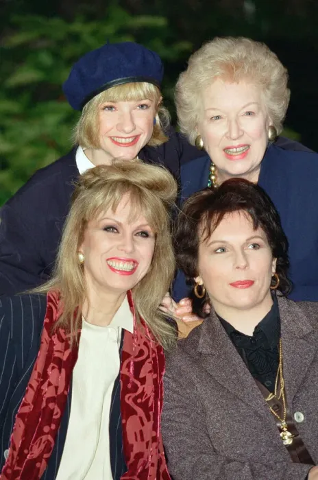 Framed Print : Stars of Absolutely Fabulous'pictured at the launch of a new series of Framed Print : Stars of Absolutely Fabulous'pictured at the launch of a new series of
