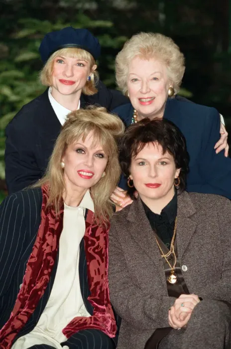 Framed Print : Stars of Absolutely Fabulous'pictured at the launch of a new series of Framed Print : Stars of Absolutely Fabulous'pictured at the launch of a new series of