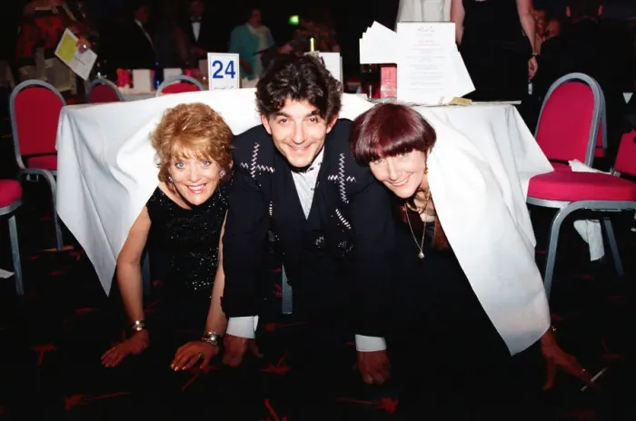 Framed Print : Stars of British soaps Eastenders and Coronation Street celebrate the gala charity Framed Print : Stars of British soaps Eastenders and Coronation Street celebrate the gala charity