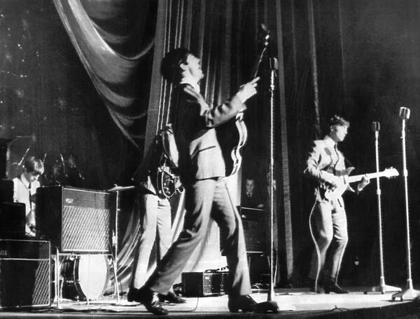 Start of The Beatles Autumn Tour 1963 - The Beatles concert at the Odeon Cinema