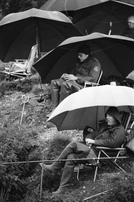 Framed Print : Start of Fishing Season, Reading, June 1980