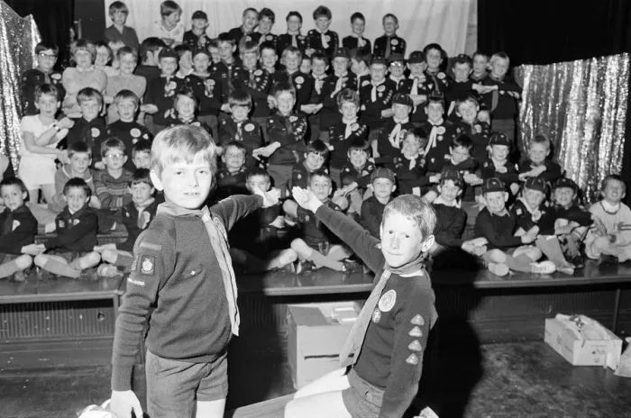 Framed Print : It the start of the show... Cubs James Perkins (left) and Christopher Haigh introduce Framed Print : It the start of the show... Cubs James Perkins (left) and Christopher Haigh introduce
