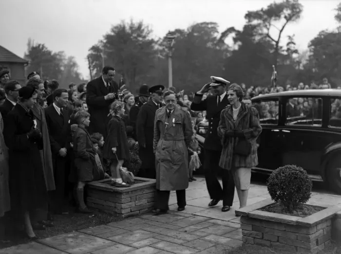 Framed Print : The state visit of King Frederick IX and Queen Ingrid of Denmark Framed Print : The state visit of King Frederick IX and Queen Ingrid of Denmark