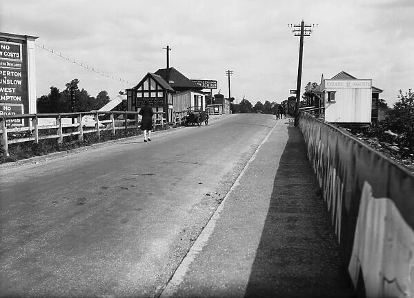 Station bridge Hillingdon. Circa 1931