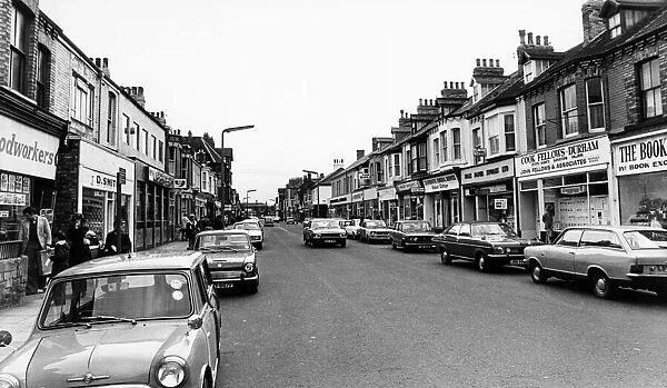 Station Road, Redcar, North Yorkshire, 3rd November 1977