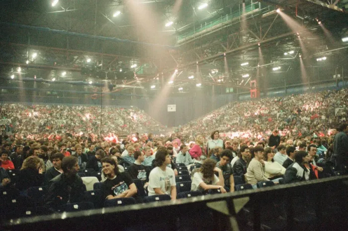 Framed Print : Status Quo in concert at the NEC in Birmingham, 11th December 1990. Our Picture Shows Framed Print : Status Quo in concert at the NEC in Birmingham, 11th December 1990. Our Picture Shows