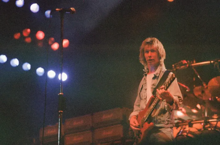 Framed Print : Status Quo in concert at the NEC in Birmingham, 11th December 1990. Our Picture Shows Framed Print : Status Quo in concert at the NEC in Birmingham, 11th December 1990. Our Picture Shows