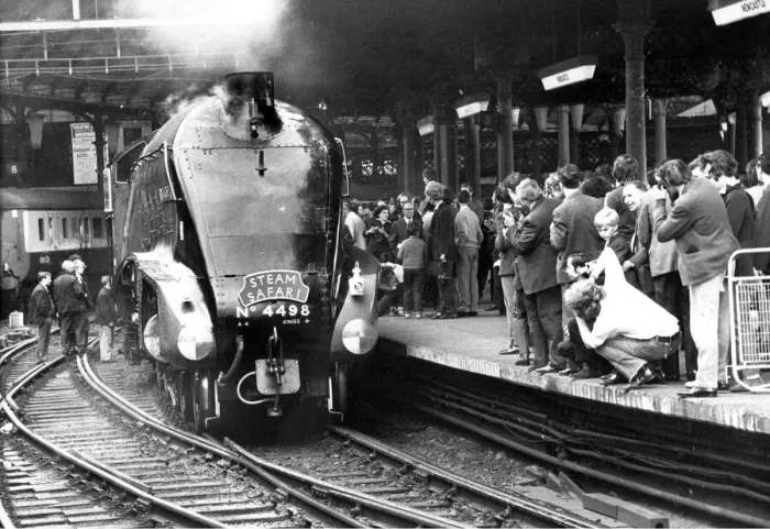 Framed Print : Steam engine No. 4498 the Sir Nigel Gresley at Newcastle Station on 12th June 1972 Framed Print : Steam engine No. 4498 the Sir Nigel Gresley at Newcastle Station on 12th June 1972