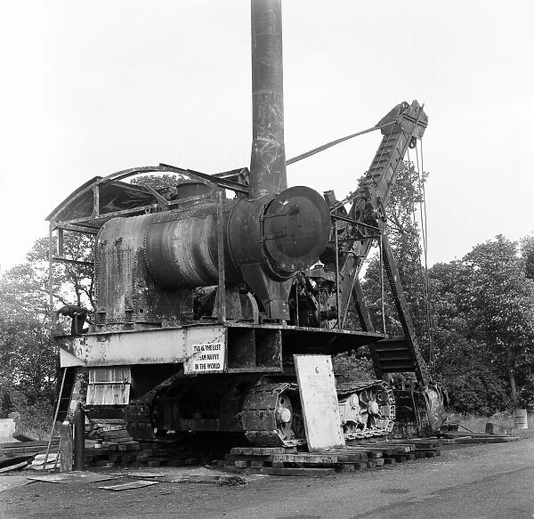 Steam powered Excavating Machine, aka Steam Navvy, at Beamish Museum, Beamish