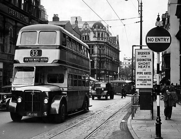 Steelhouse Lane, Birmingham. 6th July 1953