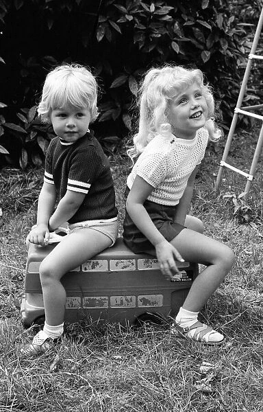 Stefan and Samantha Gates, Child models, Saturday 20th June 1970
