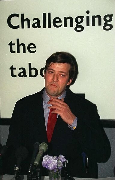 Stephen Fry Actor Comedian at the Samaritans Press Conference