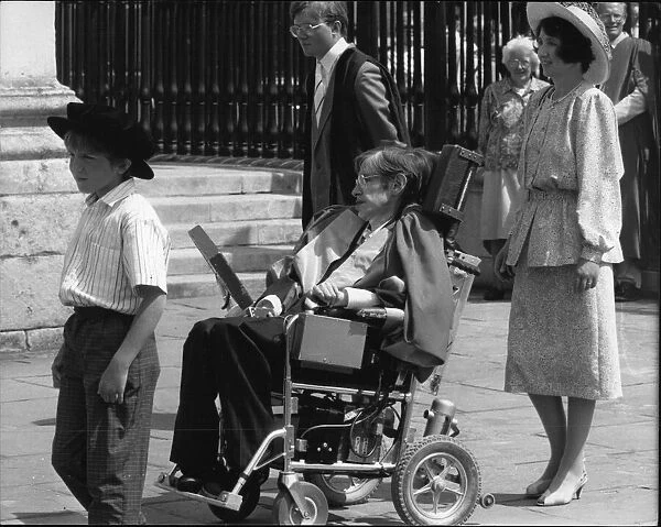 Stephen Hawking, Cambridge June 1989