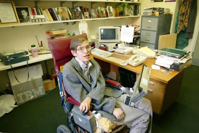 Framed Print : Stephen Hawking, CH, CBE, FRS, FRSA (born 8 January 1942