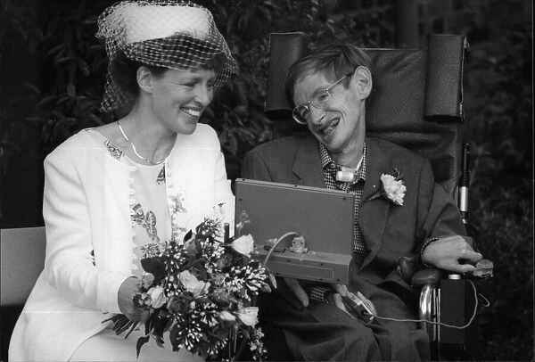 Stephen Hawkings wedding, his marriage to Elaine Mason, Cambridge September 1995