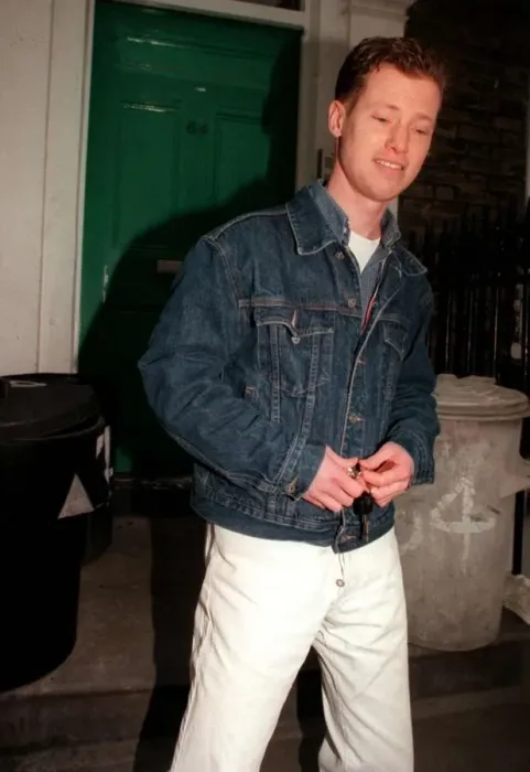 Framed Print : Stephen Tredre actor writer March 1996 former boyfriend of actress Kate Winslet