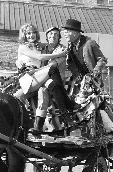 Steptoe and Son photocall to announce that a new feature film of the successful comedy