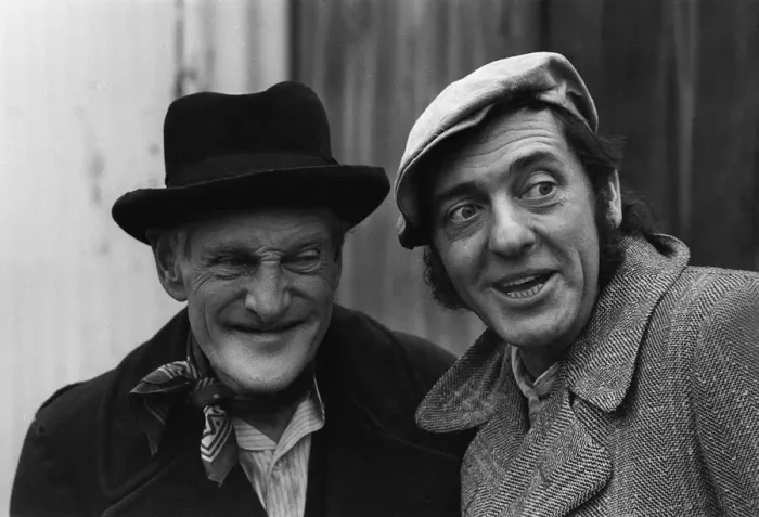 Framed Print : Steptoe and Son television programme comedy 1970 Actors Harry H Corbett as Harold Framed Print : Steptoe and Son television programme comedy 1970 Actors Harry H Corbett as Harold