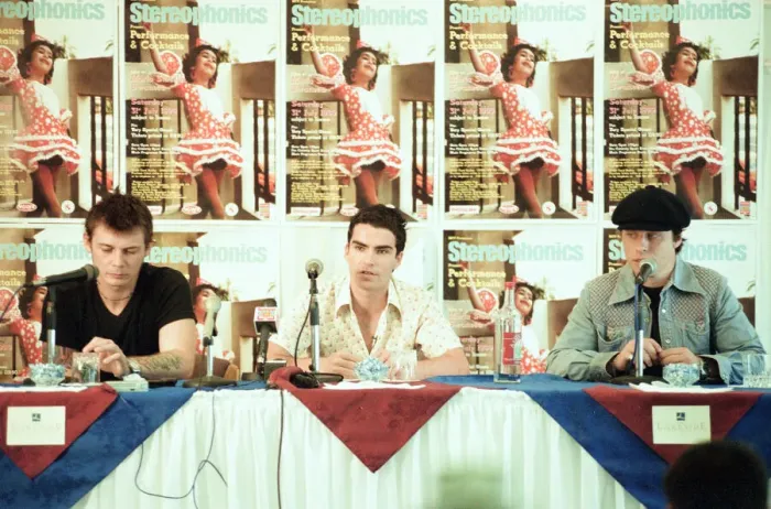 Framed Print : Stereophonics, news press conference ahead of concert at Morfa Stadium in Swansea Framed Print : Stereophonics, news press conference ahead of concert at Morfa Stadium in Swansea