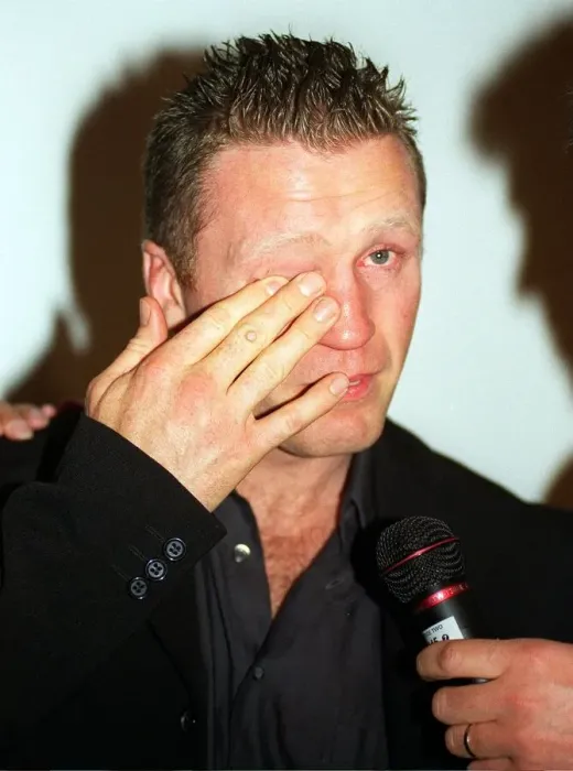 Framed Print : Steve Collins boxing champion retires October 1997 the WBO champion announces
